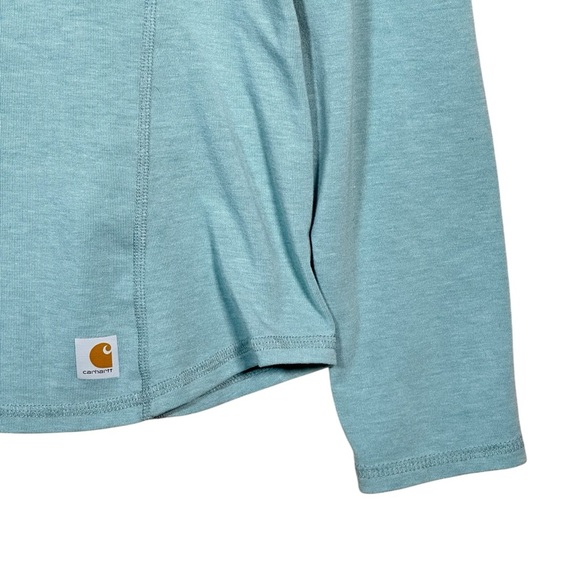 CARHARTT FORCE Delmont Quarter Zip Long Sleeve Pullover - Picture 3 of 8